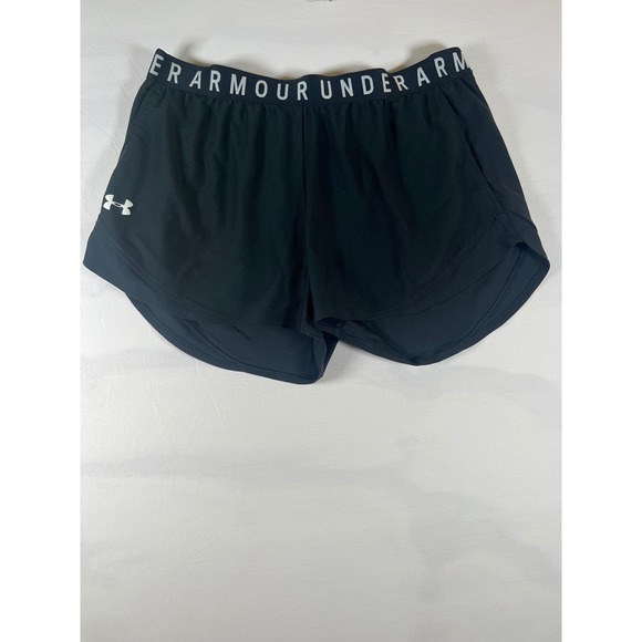 Under Armour Pants - Under Armour HeatGear‎ Black Athletic Shorts Loose Fit XL
